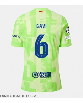 Barcelona Paez Gavi #6 Tricou Fotbal Replică 2024-25 Barbati Treilea
